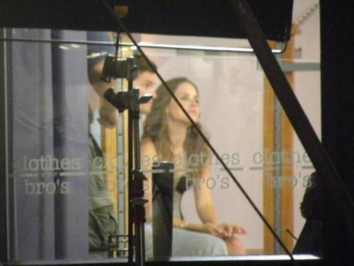  Sophia 부시, 부시 대통령은 & Austin Nichols - Filming at C/B