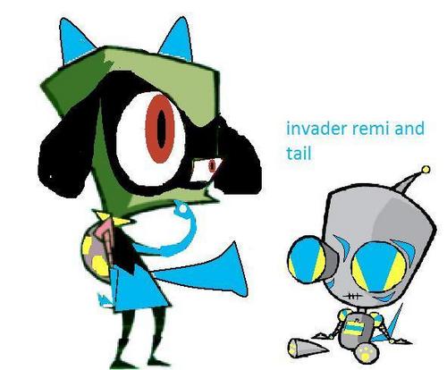invader remi and tail