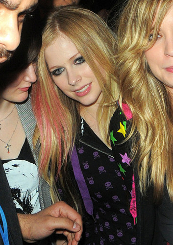  Avril Lavigne at Boujis