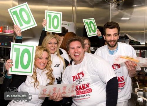February 25, 2010 - Philly Cheesteak Challenge at Pat's King of Steaks