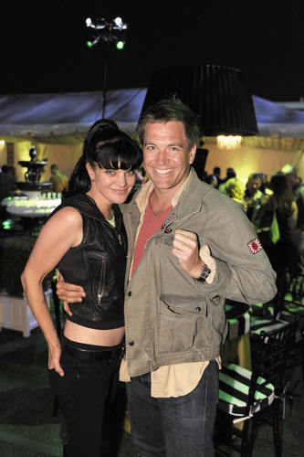  Pauley Perrette and Michael Weatherly