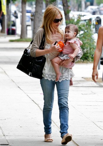 Sarah and Charlotte out in Brentwood (July 25)