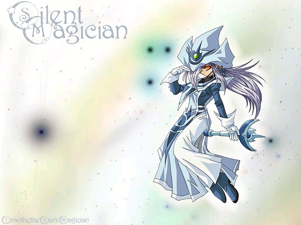 Wallpaper of silent magician for fans of The Dark Magicians. 