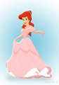 Ariel as Belle - disney-princess fan art