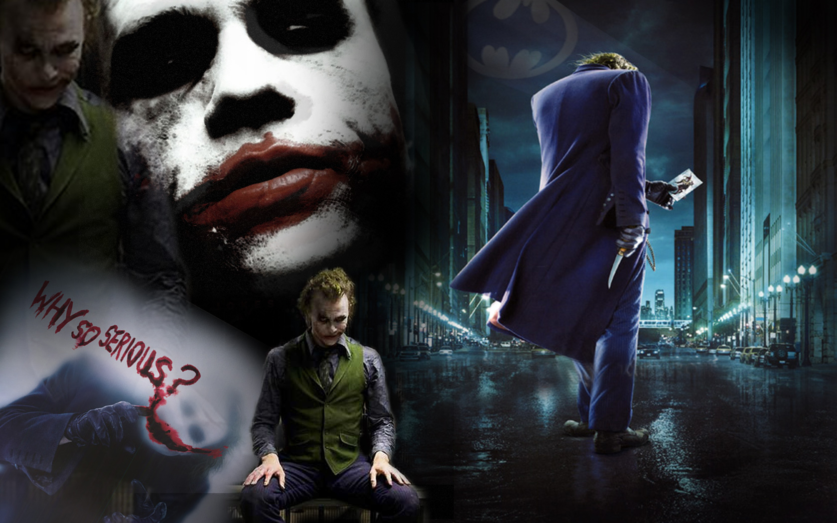 Joker - Heath Ledger Wallpaper (14370980) - Fanpop