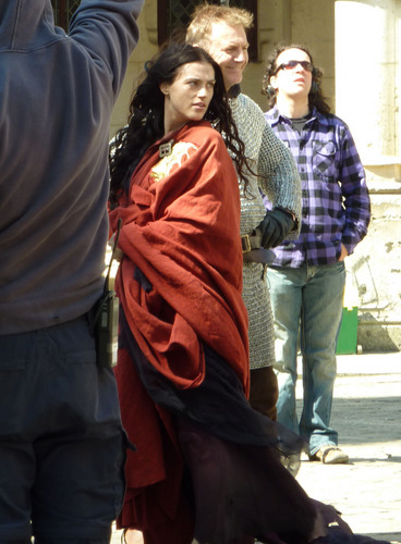  Katie - Merlin On Set