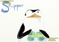 Skipper painting - penguins-of-madagascar fan art