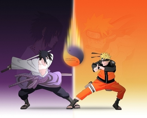  sasuke vs Наруто