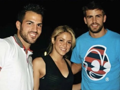  Cesc, Piqué & Shakira