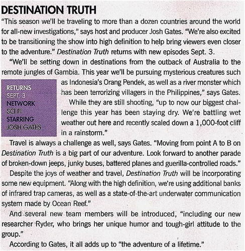  Destination Truth