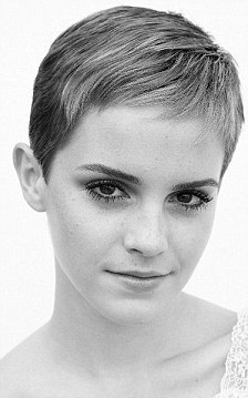  Emma Watson short hair.