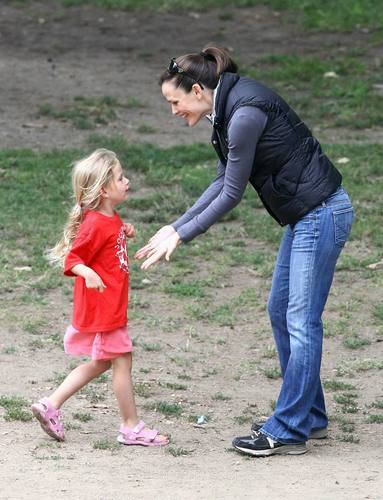  Jen and Ben took viola and Seraphina to the Park!