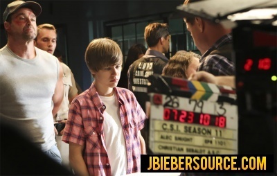  Justin Behind the scenes on C.S.I.