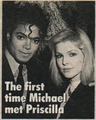 Michael and Priscilla - michael-jackson photo