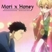 Mori and Honey - ouran-high-school-host-club icon