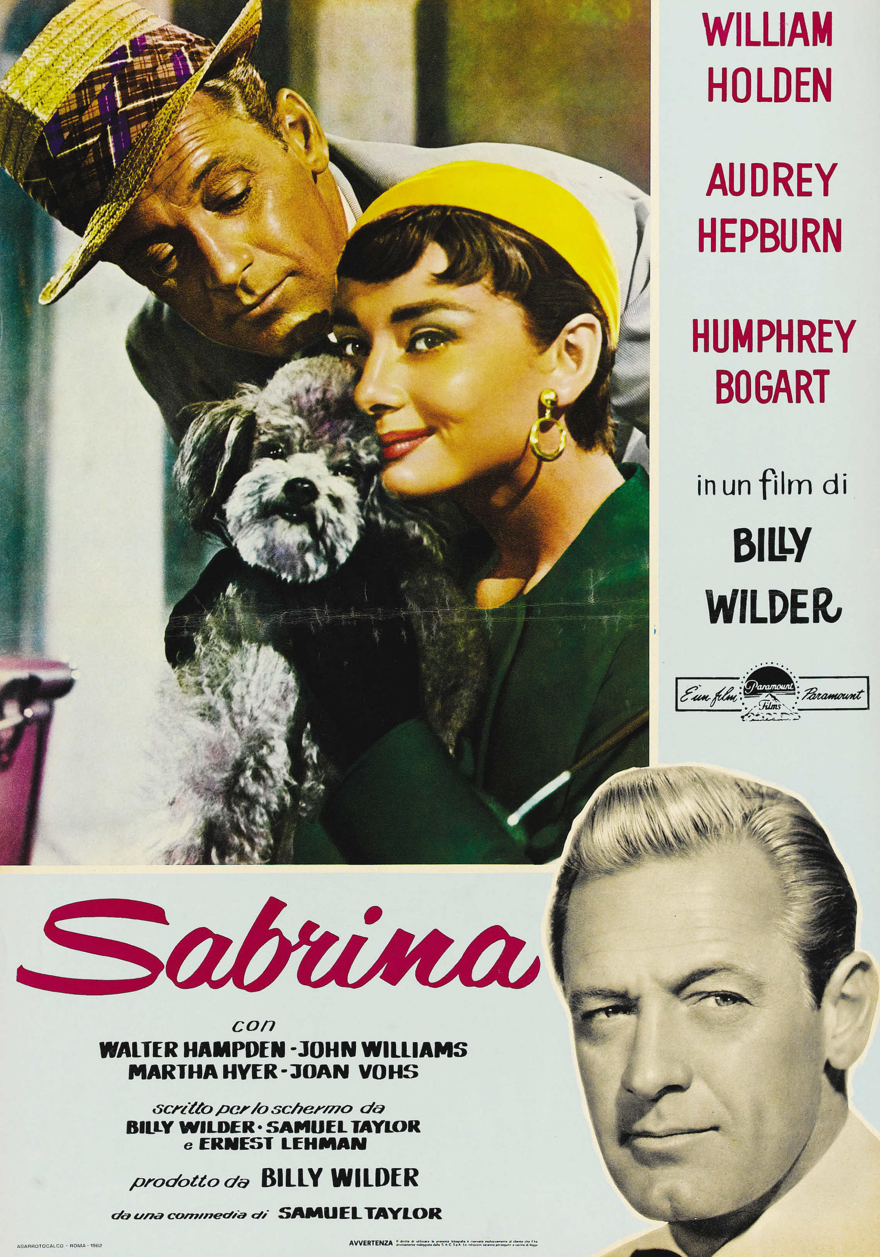 Poster Art Sabrina 1954