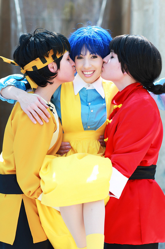 Ranma 1/2: Ryoga, Akane, and Ranma Cosplay
