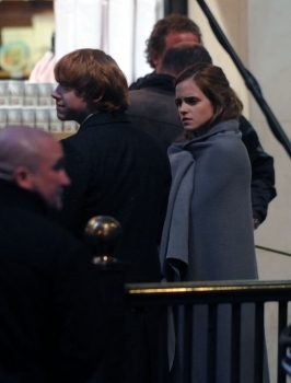 Romione -  Harry Potter & The Deathly Hallows: Part I - Behind The Scenes & On The Set