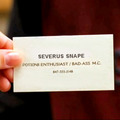 Snape's business card - harry-potter-vs-twilight photo