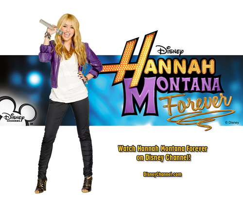  壁紙 Poster Hannah Montana Forever