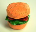 hamburger as cupcake - cupcakes photo