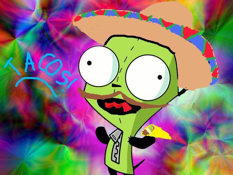 Fan Art of mexican gir! for fans of Invader Zim. 