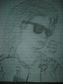  My sister's drawing of MJ  - michael-jackson photo