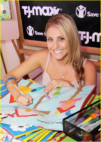  Cassie Scerbo Saves The Children with T.J. Maxx