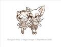 Cute Friendship - rouge-the-bat fan art