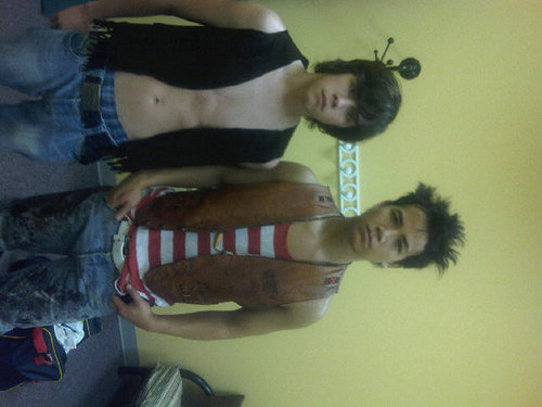  Eli and Zane no shirt!!!!