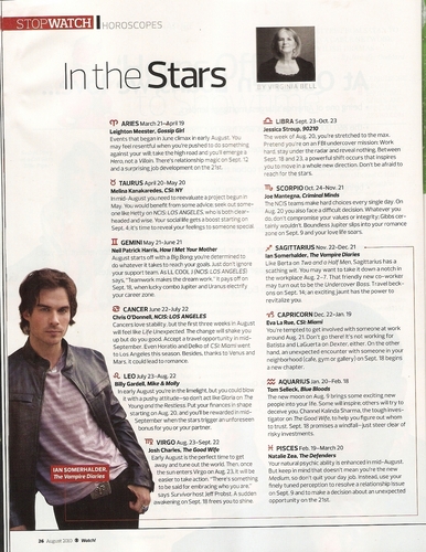  Ian-Watch Magazine horoscope
