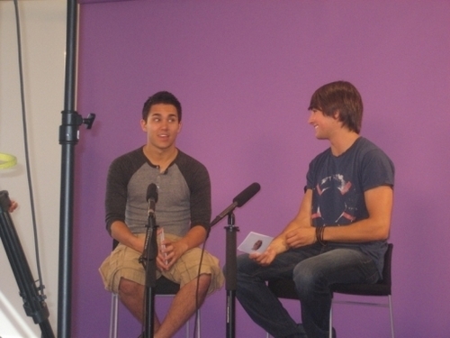  James & Carlos: laughing and R u serious faces