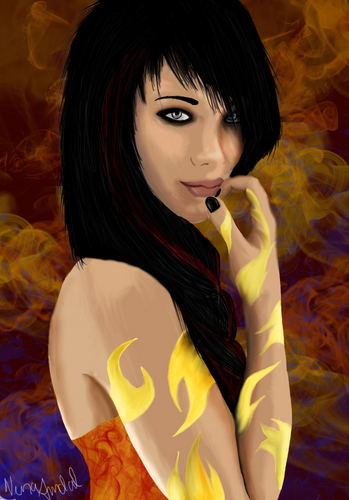  Katniss Everdeen, The girl in flames.