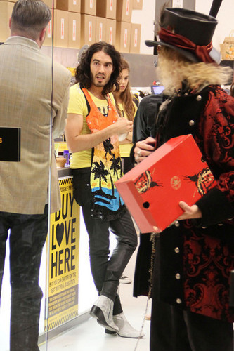 Russell Brand hosts "Buy Love Here" (May 27)
