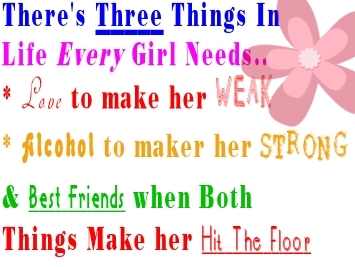  3 things every girl needs