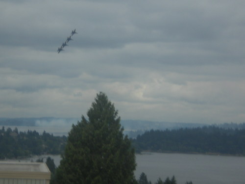 Blue Angles in the sky.
