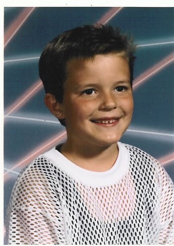 Brandon flowers, when he was young, in the 80s.