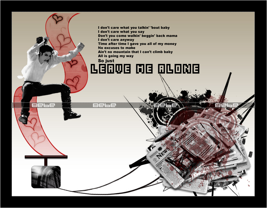 Leave Me Alone / Background - Leave Me Alone Fan Art (14656495) - Fanpop
