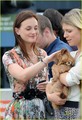 Leighton Meester & Clemence Poesy: Puppy Love - gossip-girl photo