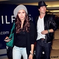 Nina & Ian at LAX Airport - ian-somerhalder-and-nina-dobrev fan art