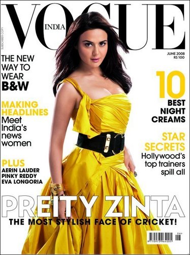 Preity Zinta -  "VOGUE" India 2008
