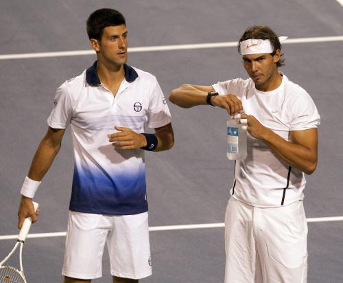  Rafa and Novak ended the tournament in Toronto, right in the first round.