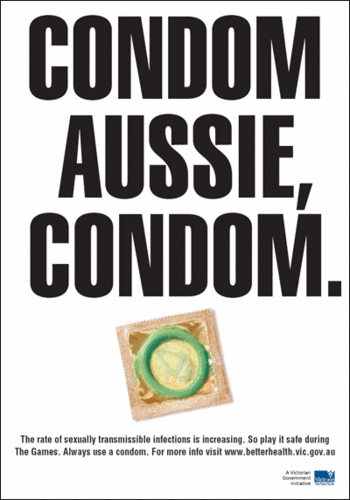 Australian Safe Sex Poster