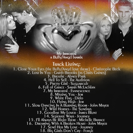  "My Immortal - a Buffy/ Angel fanmix" made kwa crystalsc on LJ