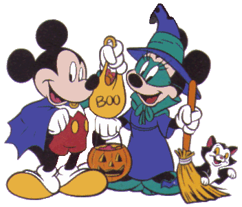  Mickey and Minnie Dia das bruxas