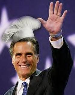  Mitt Romney with a Baker’s Hat