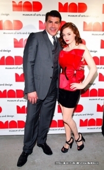 Rose attending and co-hosting the 2009 MAD Paperball Gala