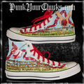Twilight Converse Sneakers painted by www.punkyourchucks.com artist MAG - twilight-series photo