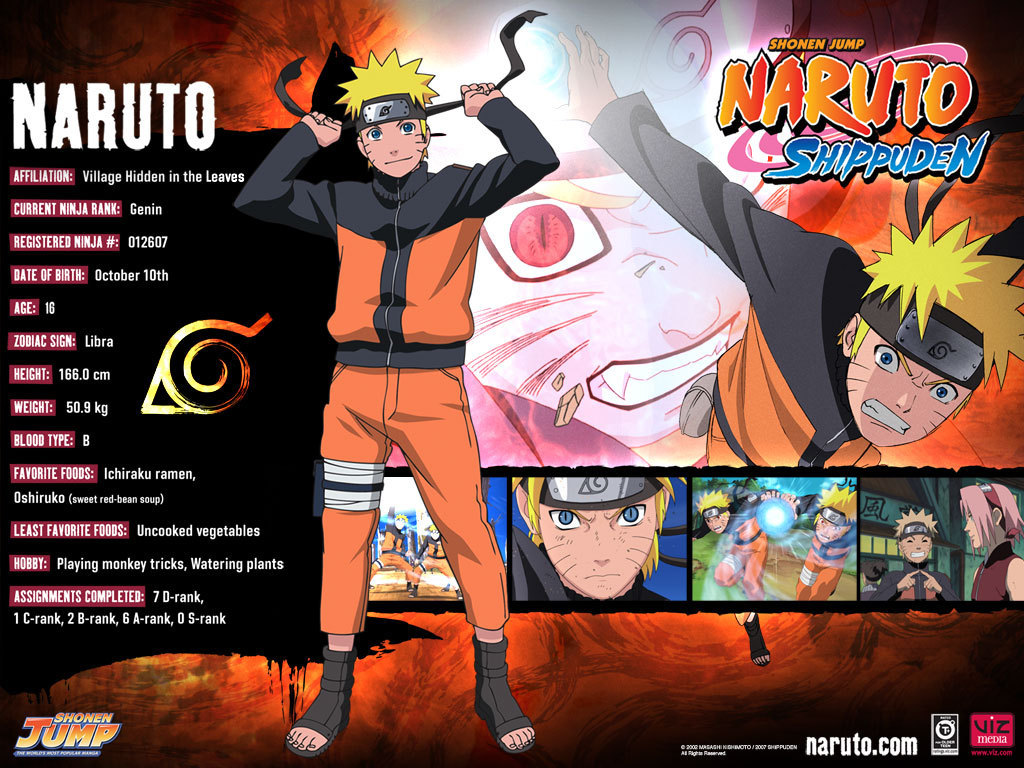 Naruto Shippuden Characters Profile