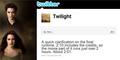 the latest tweet from Summit's Official Twilight Twitter - twilight-series photo
